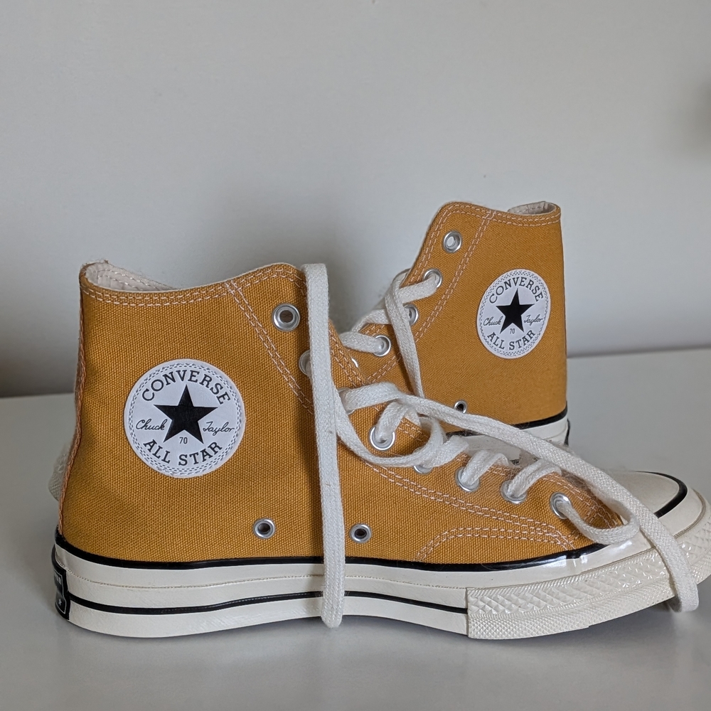 Converse Kids High-Top Sneakers - Mustard